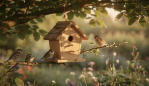 Gartenvögel: Dieses Holz-Vogelhaus bringt nichts, wenn Sie es jetzt aufhängen – das ist der richtige Zeitpunkt